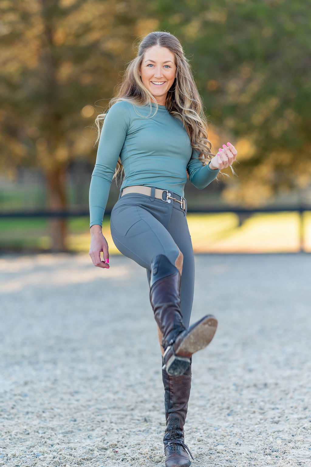 Just in! Grey PRO Breech! - Free Ride Equestrian