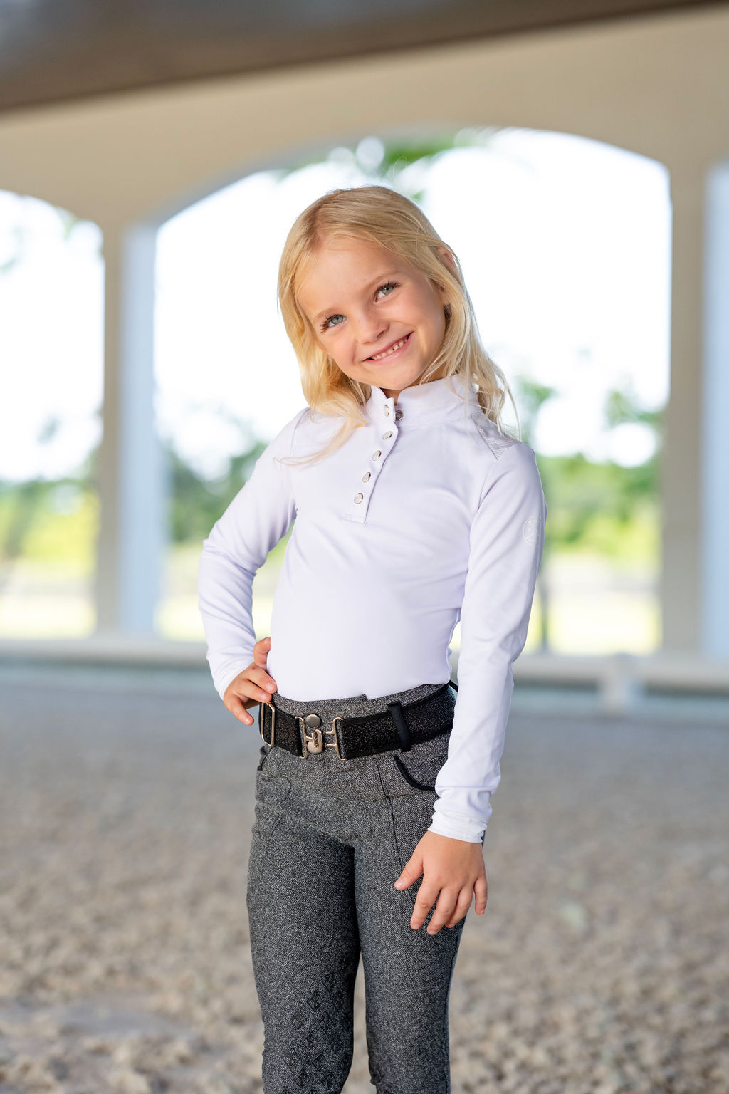 Young Rider Breeches-White